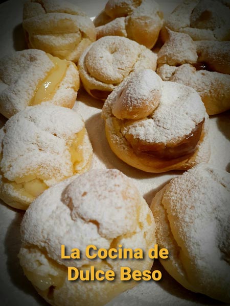 Rellenas con Crema Pastelera