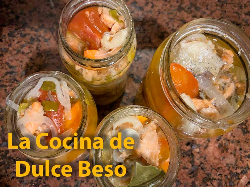 Trucha patagónica en escabeche